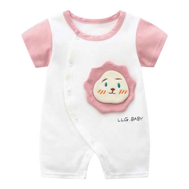 Baby Siamese Cotton 2 Months Newborn Male Short Sleeve - MIQ Store