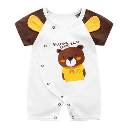 Baby Siamese Cotton 2 Months Newborn Male Short Sleeve - MIQ Store