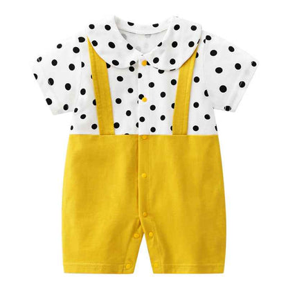 Baby Siamese Cotton 2 Months Newborn Male Short Sleeve - MIQ Store