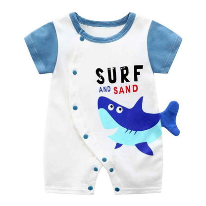 Baby Siamese Cotton 2 Months Newborn Male Short Sleeve - MIQ Store