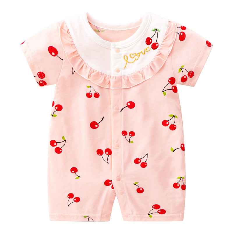 Baby Siamese Cotton 2 Months Newborn Male Short Sleeve - MIQ Store