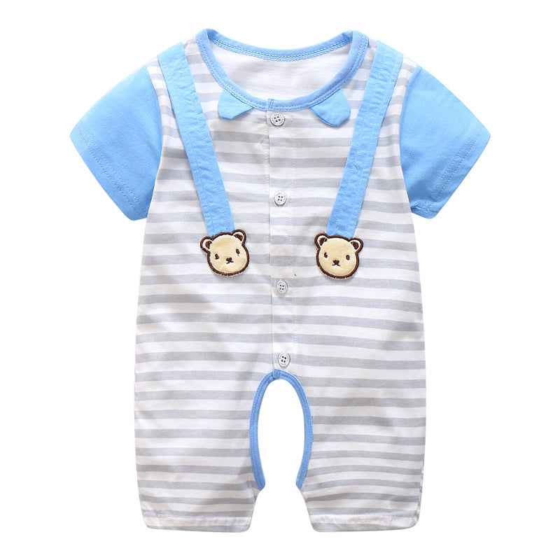 Baby Siamese Cotton 2 Months Newborn Male Short Sleeve - MIQ Store