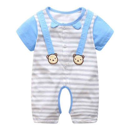 Baby Siamese Cotton 2 Months Newborn Male Short Sleeve - MIQ Store