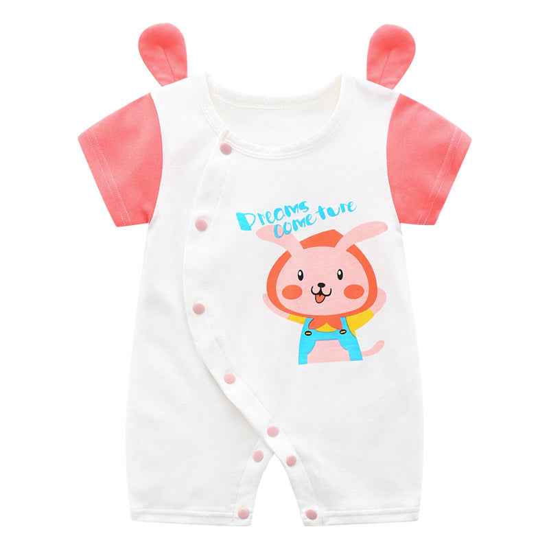 Baby Siamese Cotton 2 Months Newborn Male Short Sleeve - MIQ Store