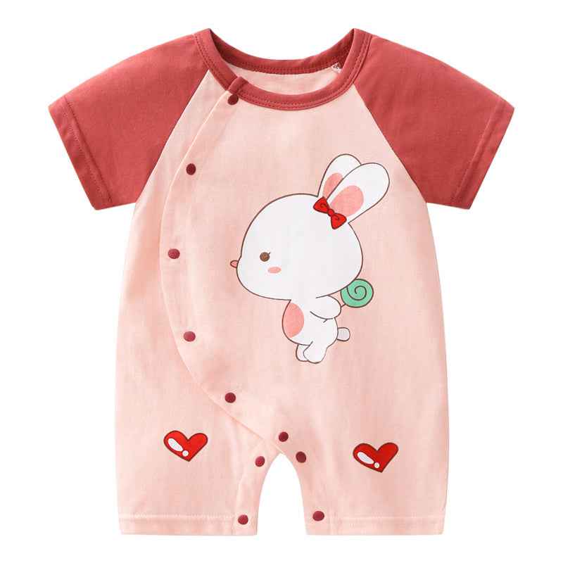Baby Siamese Cotton 2 Months Newborn Male Short Sleeve - MIQ Store