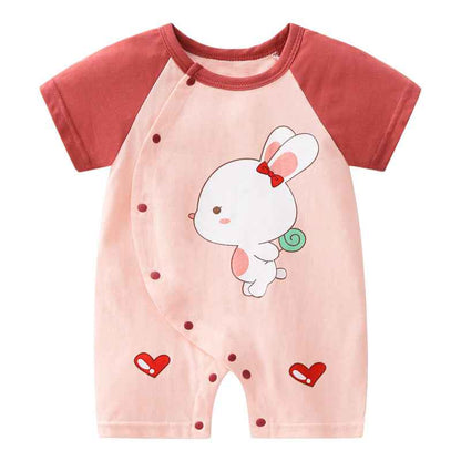 Baby Siamese Cotton 2 Months Newborn Male Short Sleeve - MIQ Store