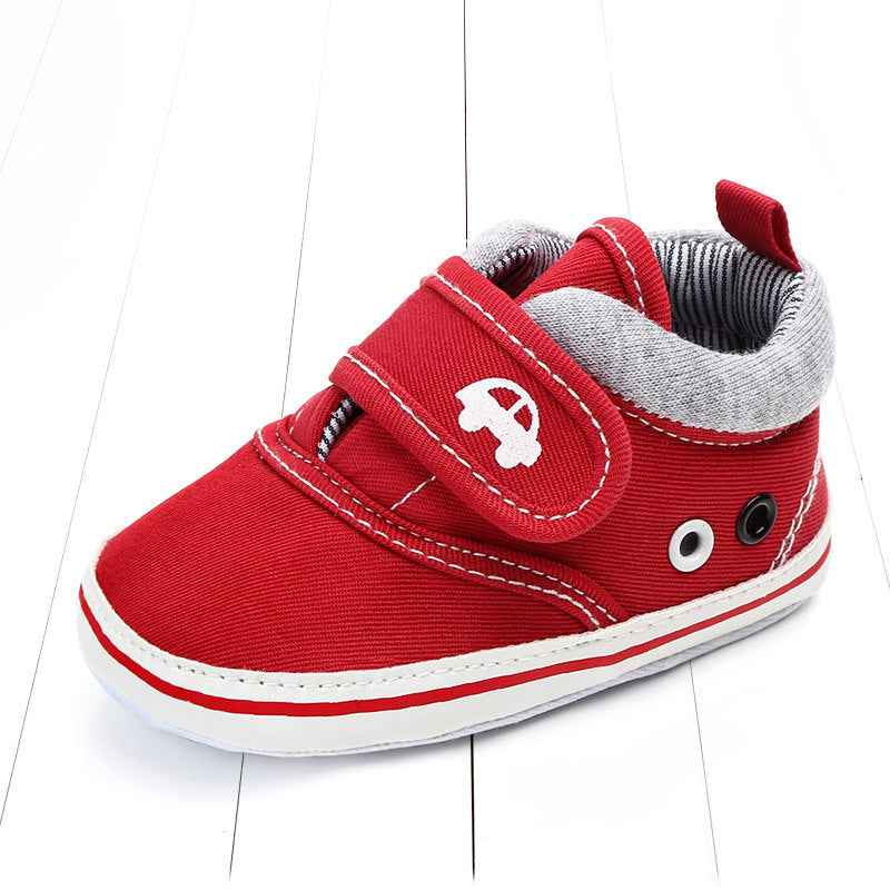 Velcro solid color male baby non-slip shoes - MIQ Store