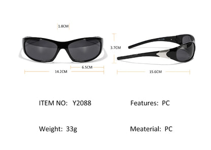 Sunglasses Female Ins Future Technology Sense Sun