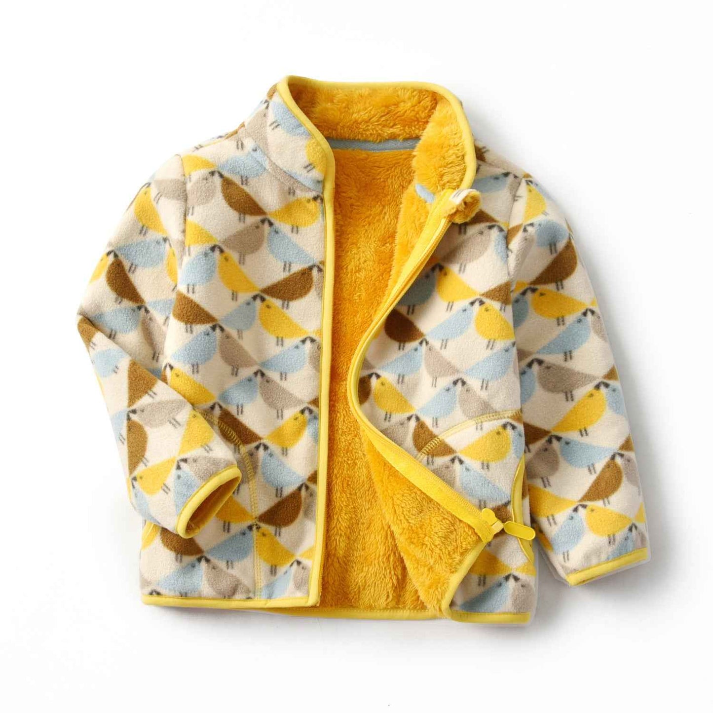 Male And Female Baby Plus Fleece Thick Fleece Jacket - MIQ Store