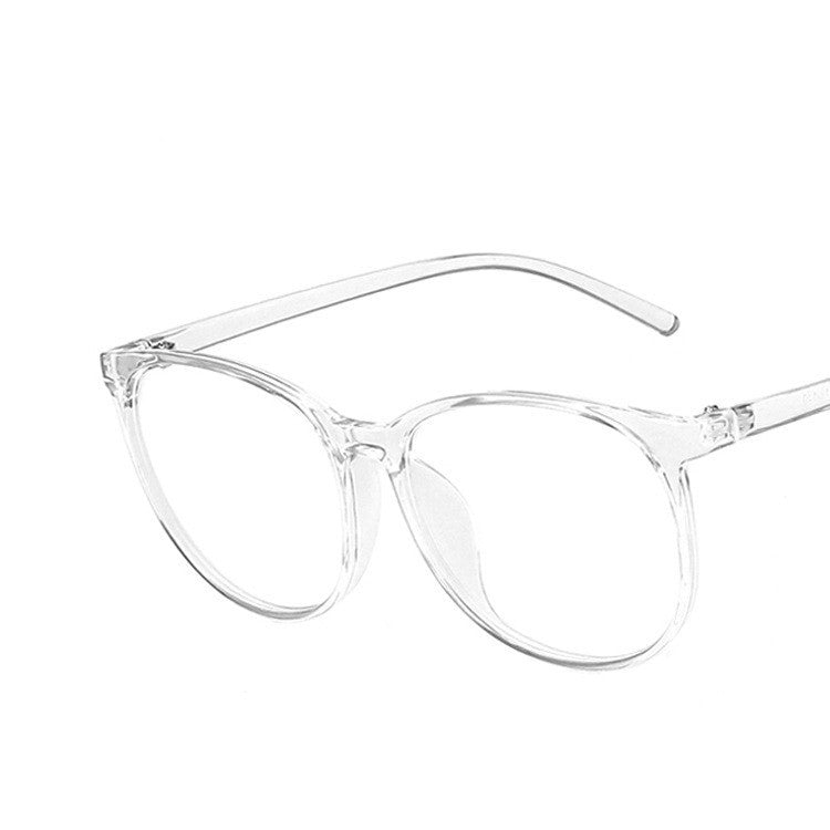 Big frame flat mirror net red frame glasses