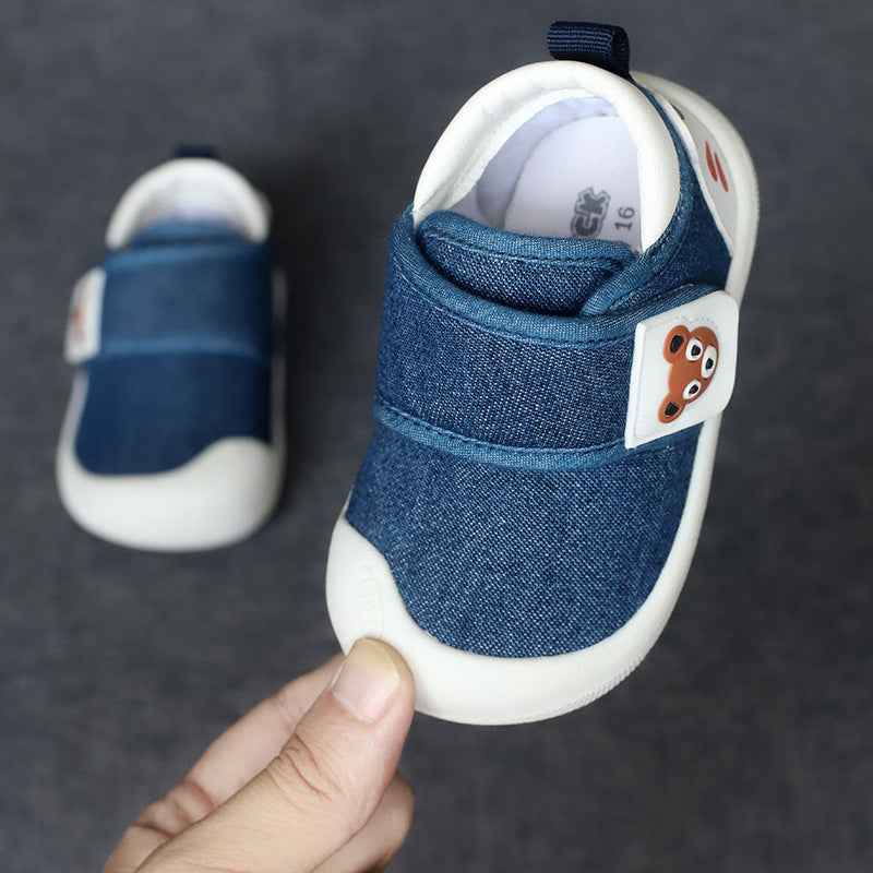 Toddler Shoes Male Baby Cotton Shoes Female Baby Soft Bottom Cloth Breathable - MIQ Store
