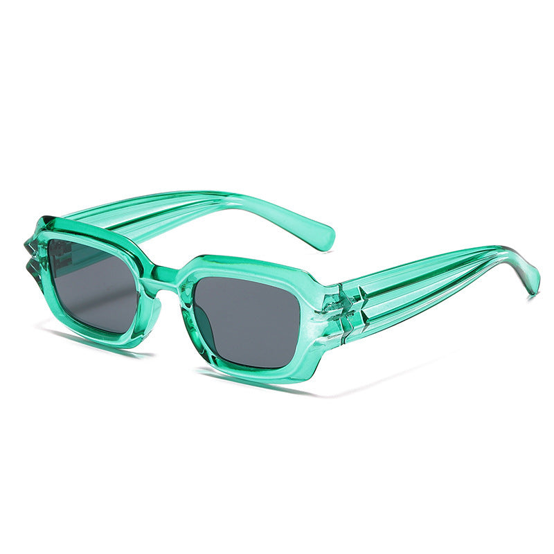New Fashion Square Personality Candy Color Sunglasses