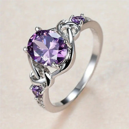 Women's European And American Oval Winding Ring