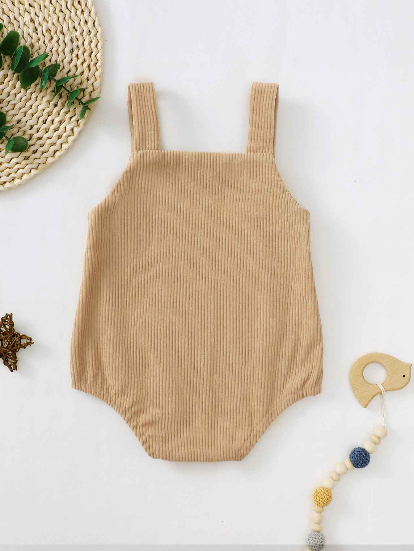 Male And Female Baby Corduroy Suspender Towel Embroidery - MIQ Store