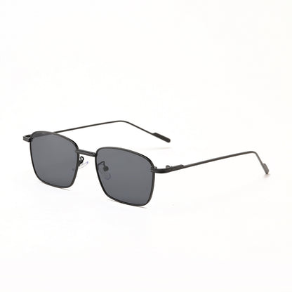 Square Small Frame Color Ocean Film Gradient Sunglasses For Women