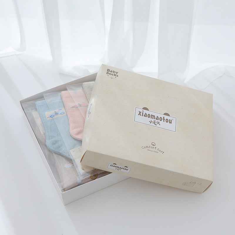 Cartoon Children's Socks Male And Female Baby In The Tube Lengthened - MIQ Store