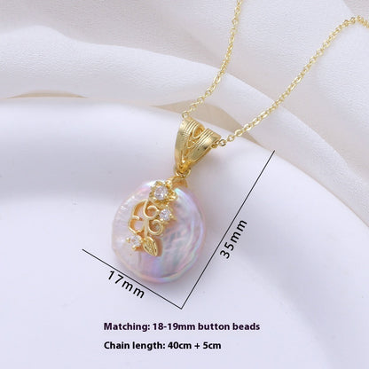 Women's All-match Baroque Shaped Pearl Ornament