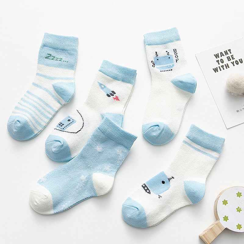 Cotton breathable male and female baby socks - MIQ Store