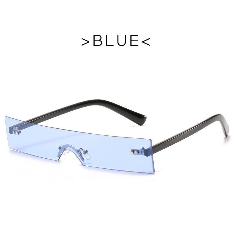 One-piece small frame sunglasses