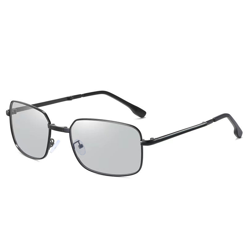 Hot Metal Folding Fashion High-grade Sunscreen Radiation-proof Sunglasses For Women