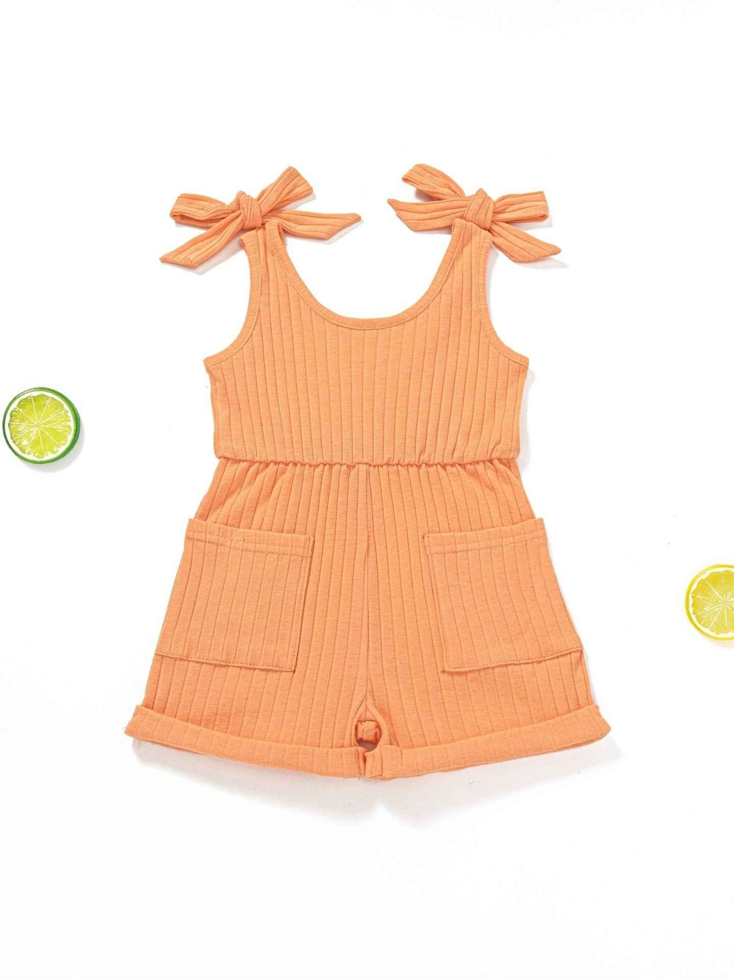 Baby Double-shoulder Strap One-piece Shorts 0-4 Years Old Male And Female Baby - MIQ Store