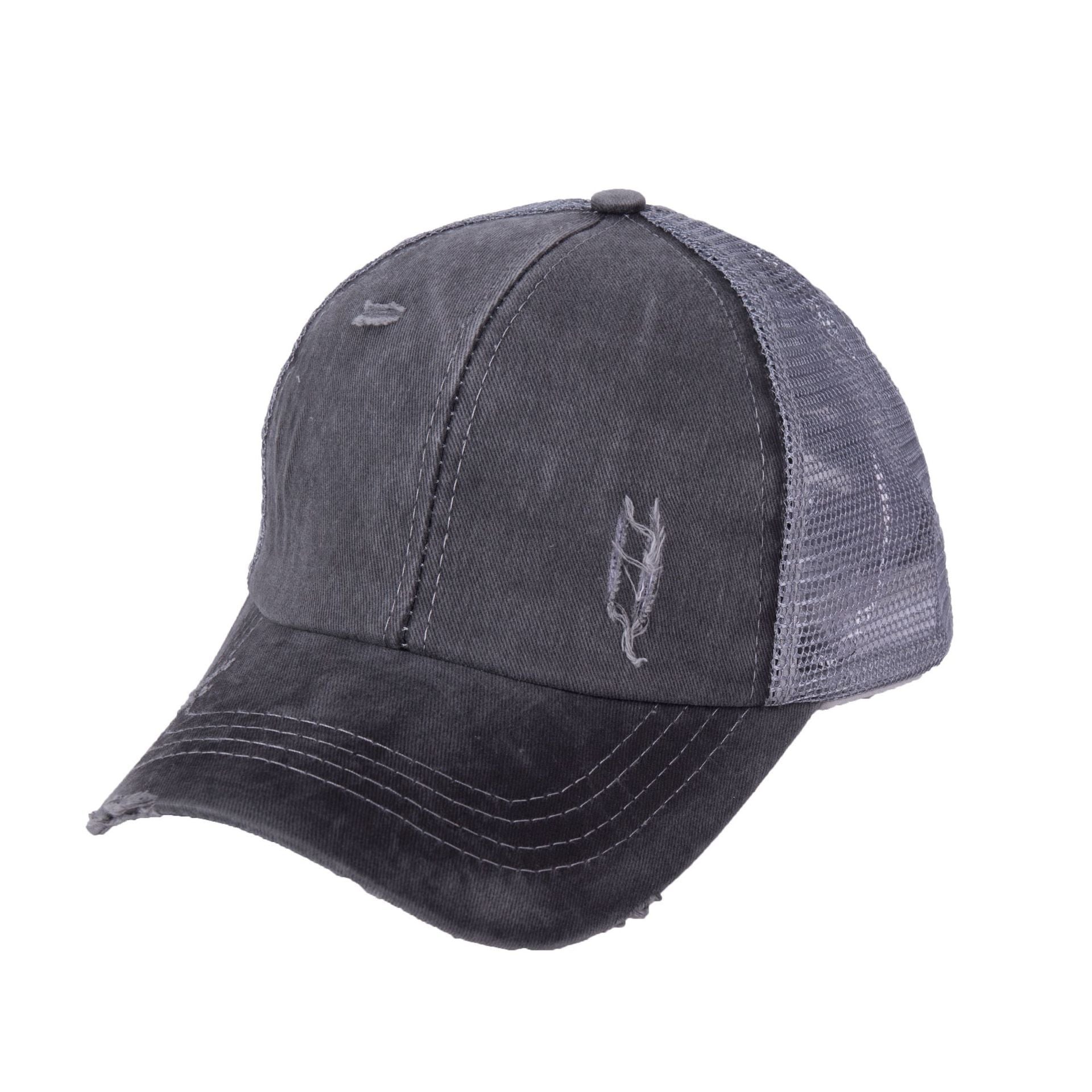 old style ponytail baseball caps