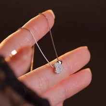 Double Love Necklace For Women Light Luxury Minority Simple Design