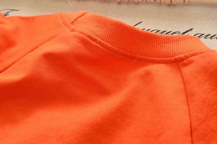 Alphanumeric 7 suit male and female baby two-piece suit - MIQ Store