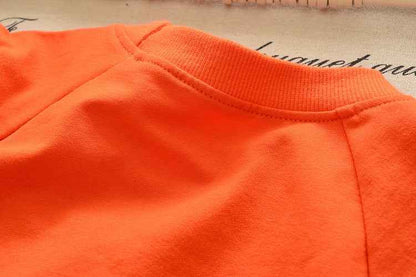 Alphanumeric 7 suit male and female baby two-piece suit - MIQ Store