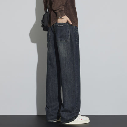 Retro Nostalgic Straight Jeans For Men