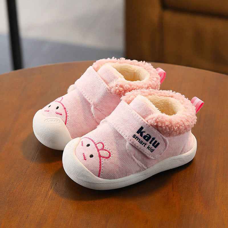 Baby Shoes Autumn And Winter New Season Models Male Baby Female Thickened - MIQ Store