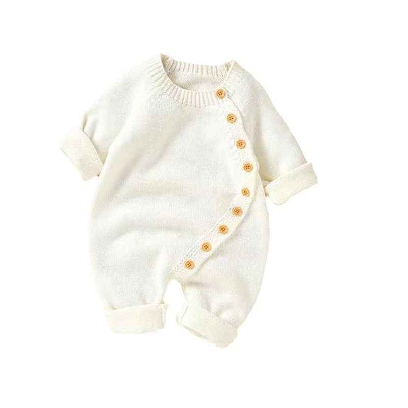 Babies' Knit Jumpsuit Male And Female Baby Sweater - MIQ Store