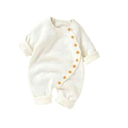 Babies' Knit Jumpsuit Male And Female Baby Sweater - MIQ Store
