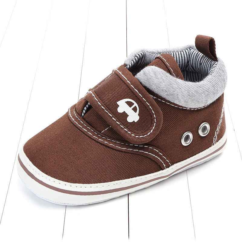 Velcro solid color male baby non-slip shoes - MIQ Store