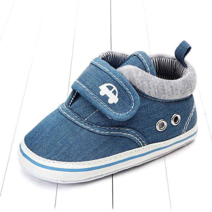 Velcro solid color male baby non-slip shoes - MIQ Store