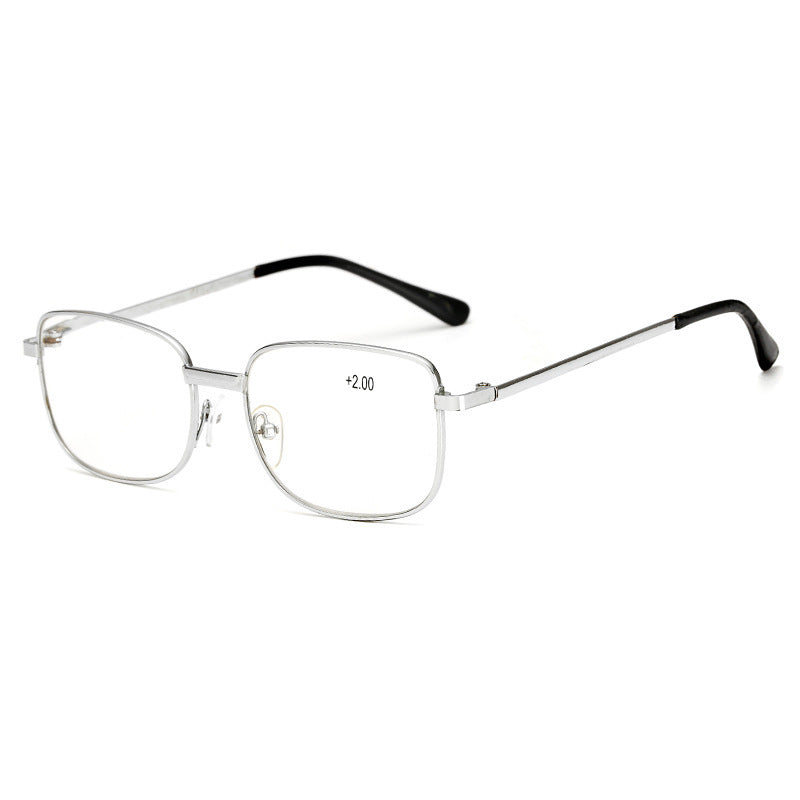 Fashion Resin Iron Foot Presbyopia Glasses