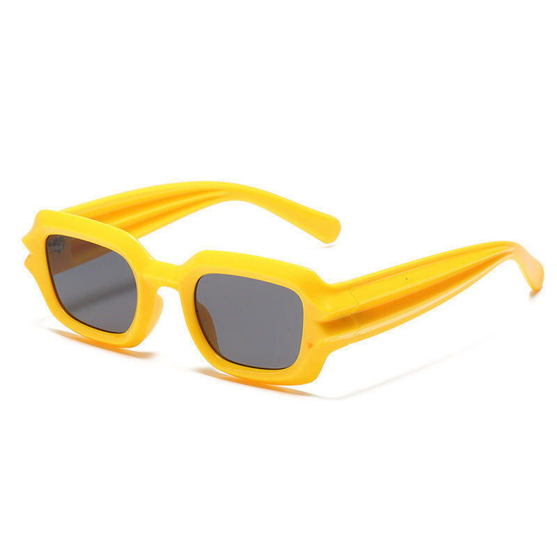 New Fashion Square Personality Candy Color Sunglasses