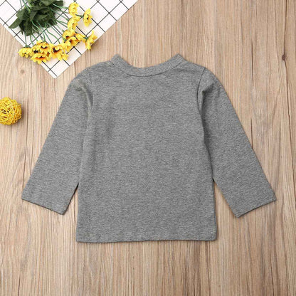 Letter Long-sleeved T-shirt Male Baby Jumpsuit - MIQ Store