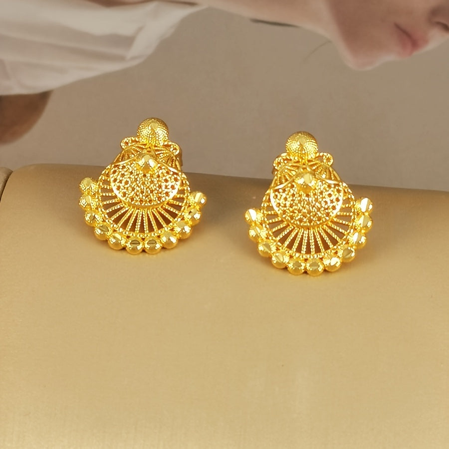 India Africa Light Luxury Shell Necklace Earrings Suit
