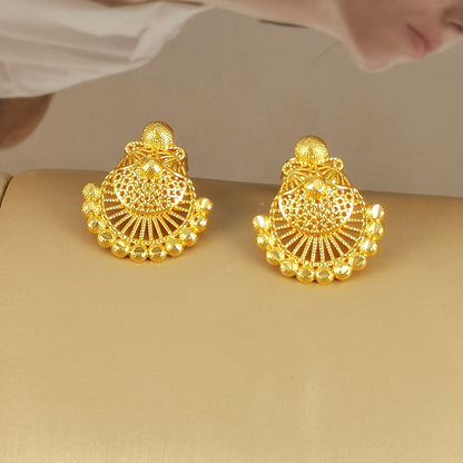 India Africa Light Luxury Shell Necklace Earrings Suit