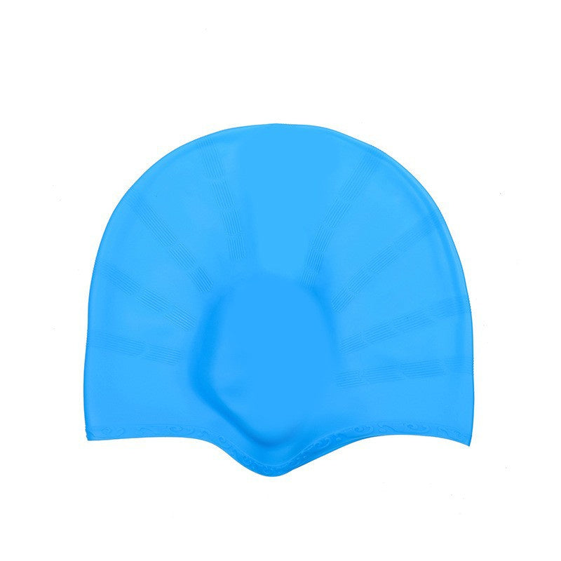 Adults Swimming Caps Men Women Long Hair Waterproof
