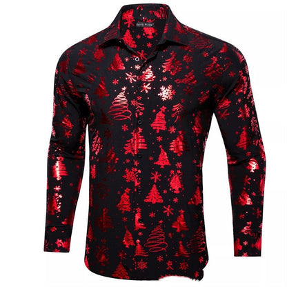Men's Digital Printing Positioning Casual Shirts