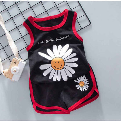 Summer Male Baby Daisy Sports Vest Shorts - MIQ Store