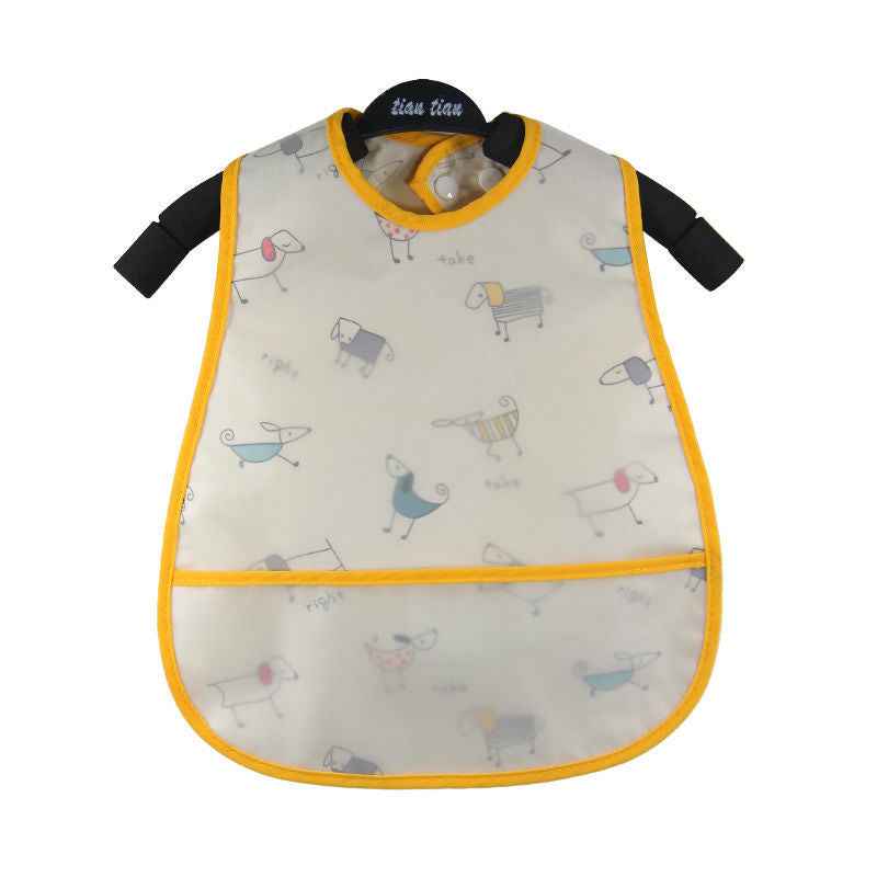 Baby eating bib girl baby waterproof children male painting apron - MIQ Store