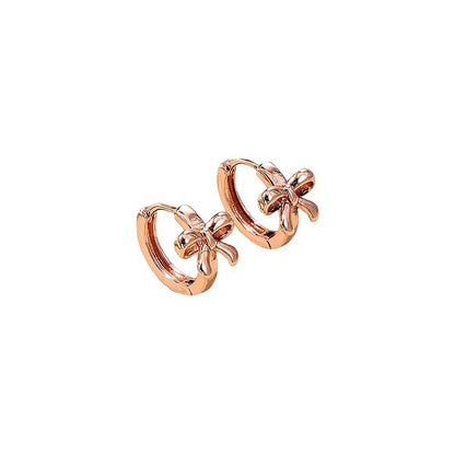 Summer Bowknot Small Cherry Versatile Daily Commute Female Earrings