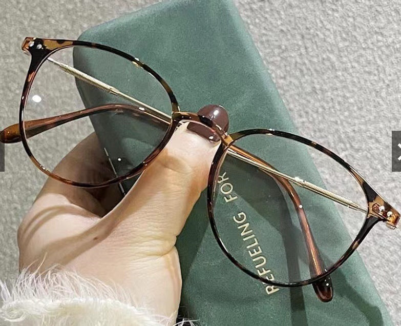 Anti-blue Light Mirror Super Light Blush Cold Tawny Glasses