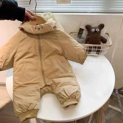 Baby Jumpsuit Baby Thick Winter Clothes
