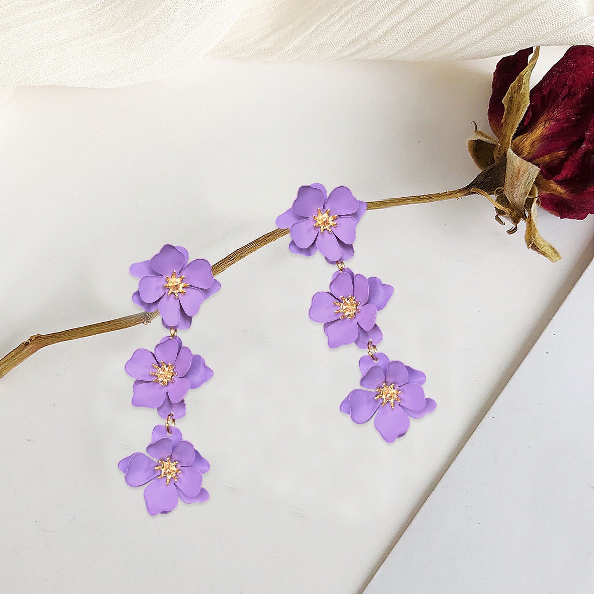 European And American All-matching Fashion Long Bohemian Temperament Earrings