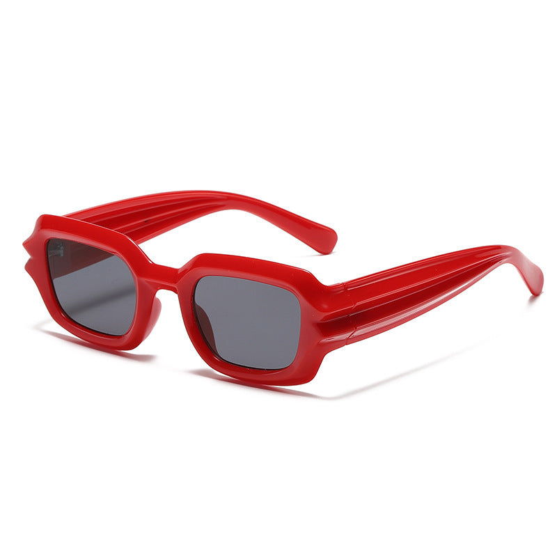 New Fashion Square Personality Candy Color Sunglasses