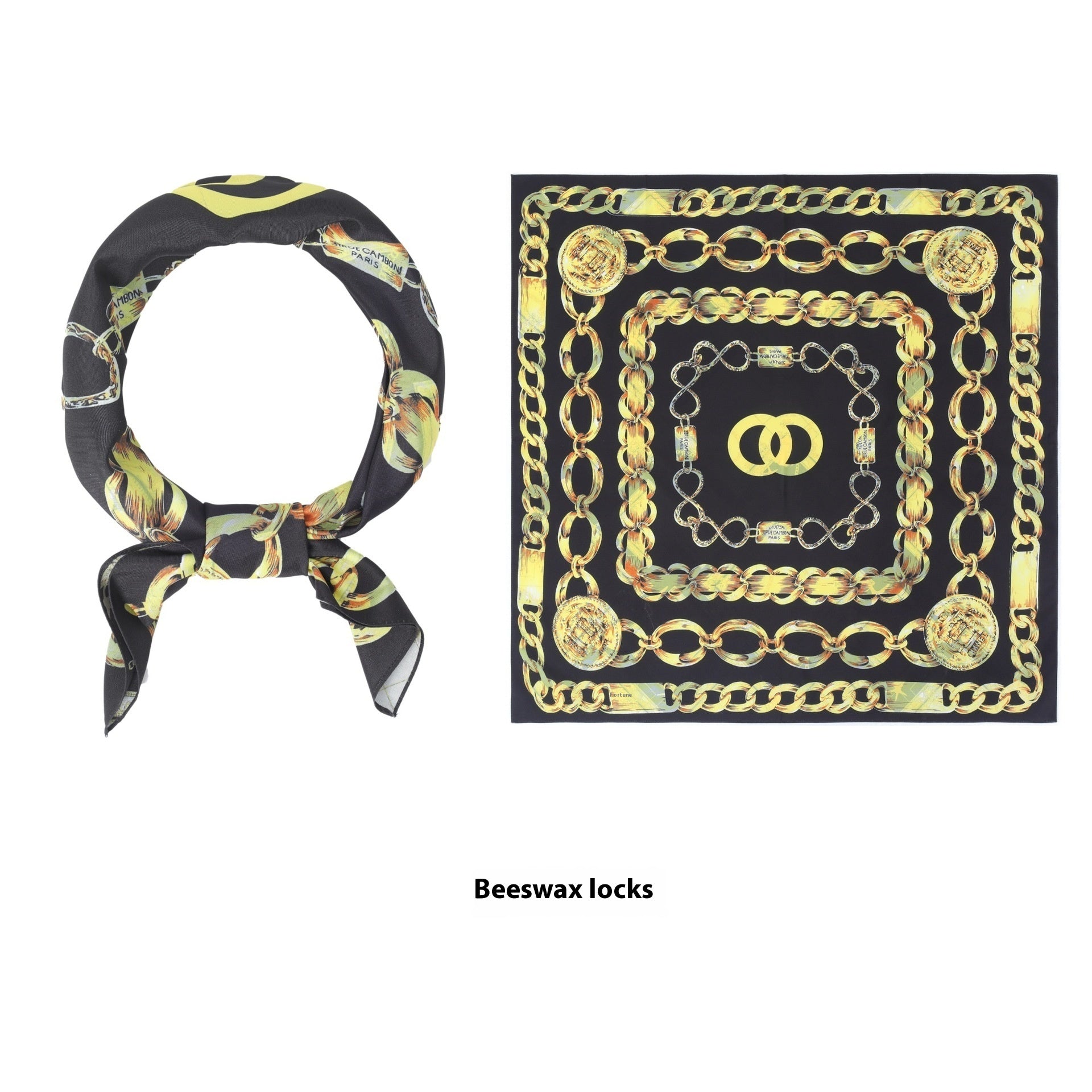 Thin Headcloth Duplex Printing Silk Scarf Square Scarf